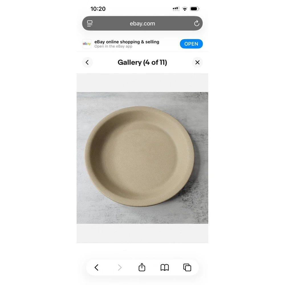 The Pampered Chef Family Heritage Collection Stoneware 9 Inch Pie Plate 1425 USA